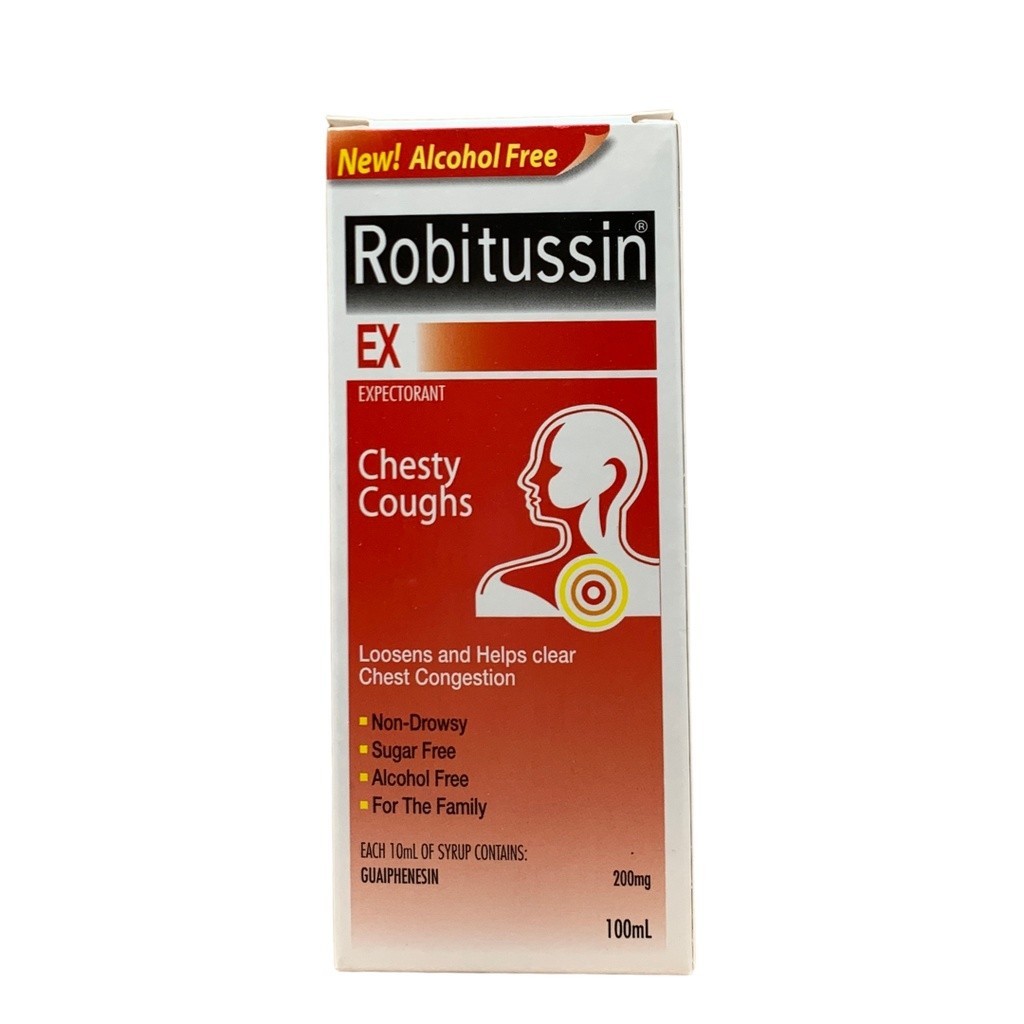 [KRO11] ROBITUSSIN. EX.100ML.红. KRO11