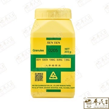 人参养荣汤.顺天堂.复方颗粒200g.REN SHEN YANG RONG TANG.Shun Tian Tang.205. URS34