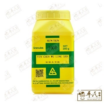 茵陈五苓散.顺天堂.复方颗粒200g. YIN CHEN QU LING SAN.Shun Tian Tang.1008. UYC35