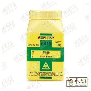 丹参.顺天堂.单味颗粒100g.Dan Shen.Shun Tian Tang.5419. VDS36
