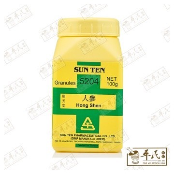人参.顺天堂.单味颗粒100g.Ren Shen.Shun Tian Tang.5204. VRS34