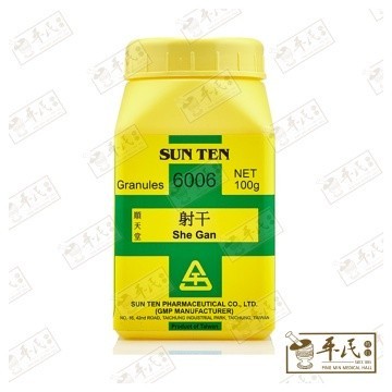 [VSG36] 射干.顺天堂.单味颗粒100g.She Gan.Shun Tian Tang.6006. VSG36