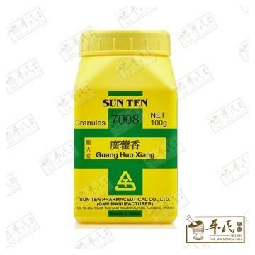 广藿香.顺天堂.单味颗粒100g. Guang Huo Xiang.Shun Tian Tang.7008. VHX34