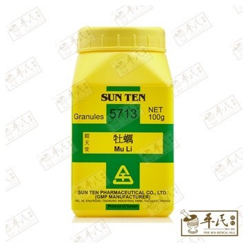 牡蛎.顺天堂.单味颗粒100g.Mu Li.Shun Tian Tang.5713. VML34